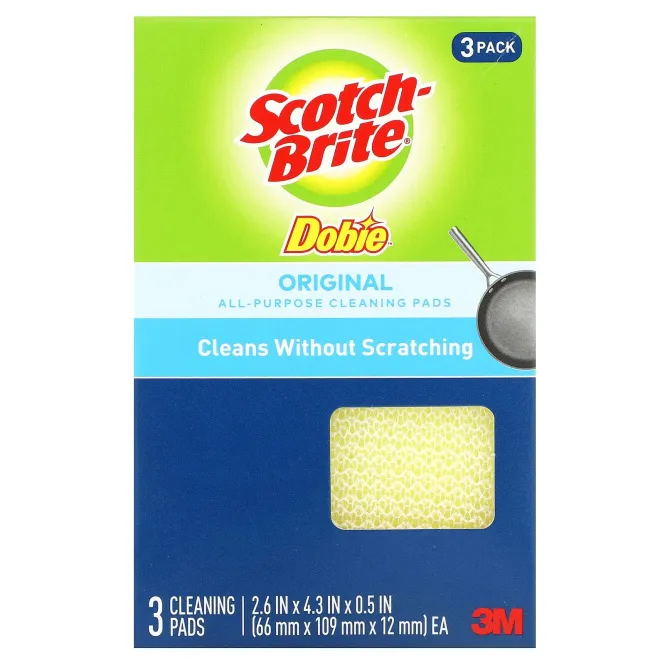 Scotch-Brite, Dobie, оригинальные универсальные чистящие салфетки, 3 шт.