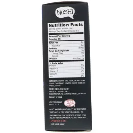 NosH!, Baby Munchables, органические вафли для прорезывания зубов, гранат и черника, 13 штук по 0,14 унц. (4 г)