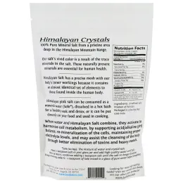 Foods Alive, розовая гималайская соль, мелкого помола, 454 г (16 унций)