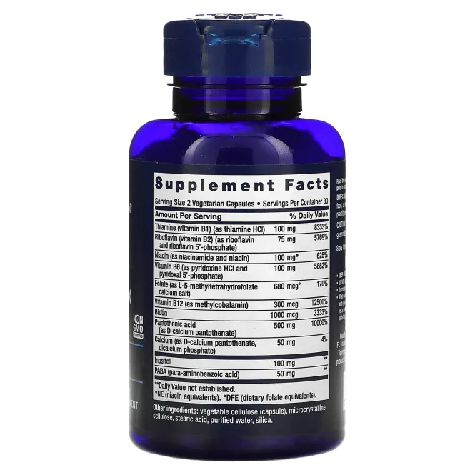 LIFE Extension BioActive Complete B-Complex, 60 капсул