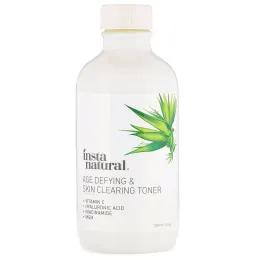 InstaNatural, Увлажняющий и очищающий кожу лица тонер с витамином С и салициловой кислотой, 4 жид. унц. (120 мл)