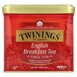 Twinings, чай «Английский завтрак», рассыпной, 200 г (7,05 унции)