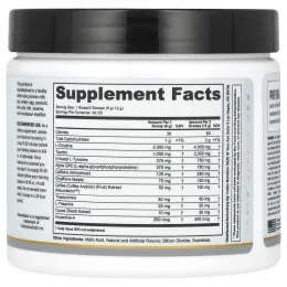 Cutler Nutrition, Prevail, предтренировочный комплекс, со вкусом тропического пунша, 240 г (8,46 унции)