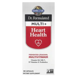 Garden of Life, Тереза Formated Multi +, Heart Health, 30 капсул