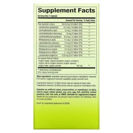 Natural Factors, Whole Earth & Sea, цельнопищевой синбиотик пре + пробиотик, 10 миллиардов, 60 вегетарианских капсул