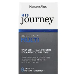 NaturesPlus, His Journey, Once Daily Multi, 30 таблеток