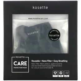Kosette, Care Protection Nano Filter Mask, Large, 1 Mask