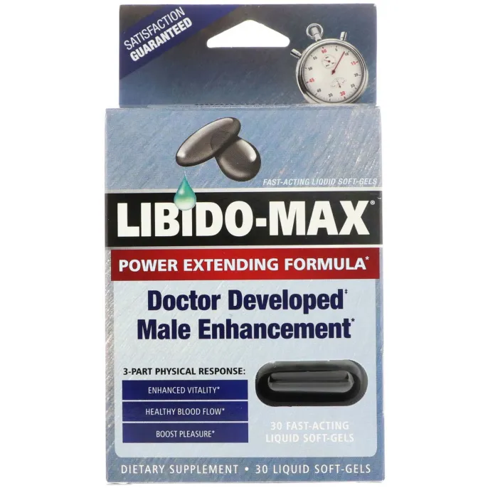 Applied Nutrition, Libido-Max , 30 Liquid Soft-Gels