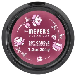 Mrs. Meyers Clean Day, Peony Candle, 204 г (7,2 унции)