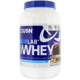 USN, BlueLab, 100% Whey, Peanut Butter & Jelly, 2 lbs (907.2 g)