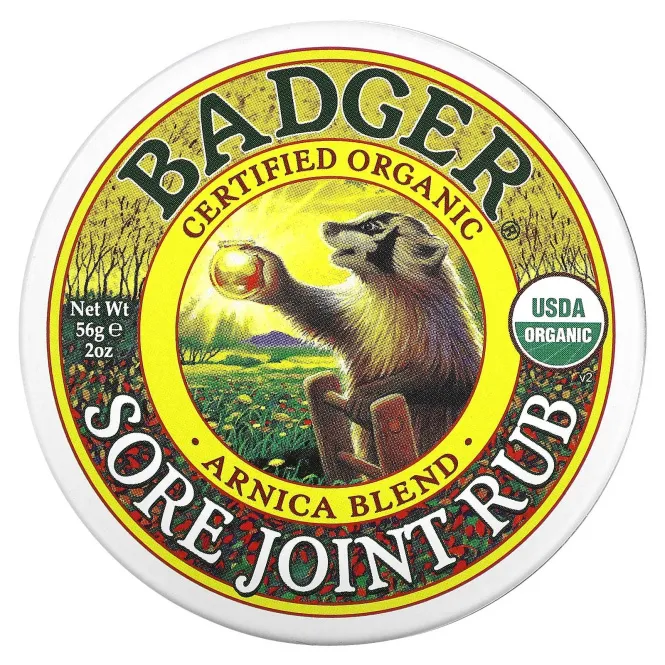 Badger Company, Sore Joint Rub, смесь арники, 56 г
