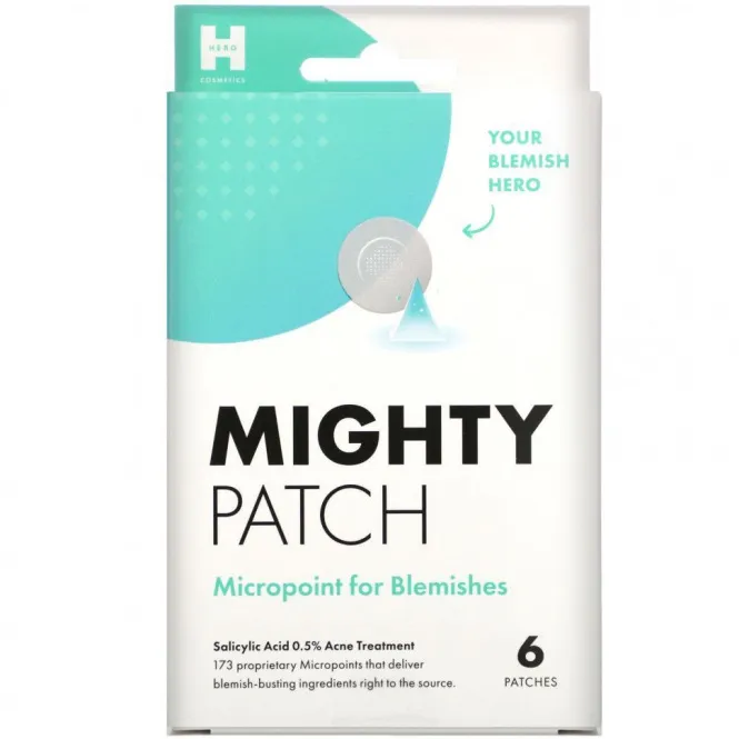 Hero Cosmetics, Mighty Patch, Micropoint для высыпаний, 6 штук