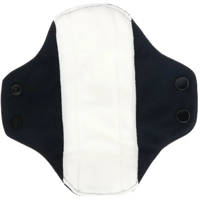 Charlie Banana, Ежедневные прокладки, черные, 3 прокладки + 1 эко-сумка