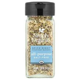 Simply Organic, Spice Right, смесь специй для ежедневного использования, универсальная, без соли, 51 г (1,80 унции)