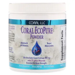 CORAL LLC, Coral EcoPure Powder, 16 oz (454 g)