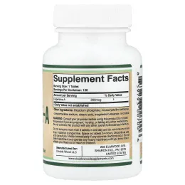 Double Wood Supplements, гуперзин А, 200 мкг, 120 таблеток