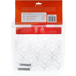 Full Circle, ZipTuck, Reusable Sandwich Bags, Gold Geo, 2 Bags