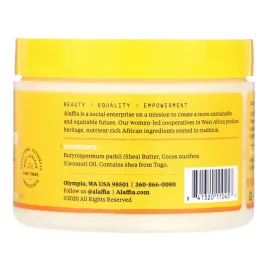 Alaffia, Взбитое масло ши и кокосовое масло, без запаха, 114 г (4 унции)