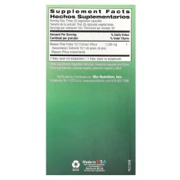 Bio Nutrition, Сосновая пыльца 90 капсул