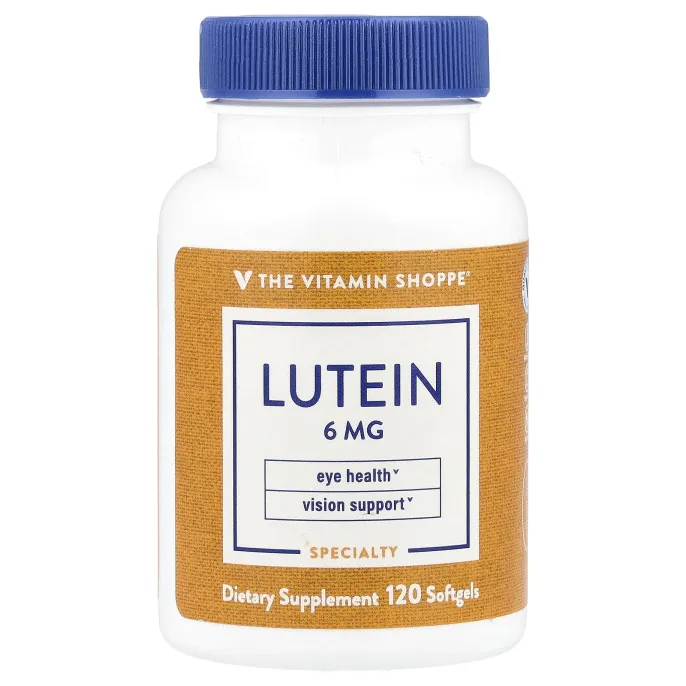 The Vitamin Shoppe, Лютеин, 6 мг, 120 мягких таблеток