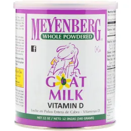 Meyenberg Goat Milk, Сухое козье молоко, витамин D, 12 унций (340 г)