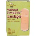 All Terrain, Водонепроницаемые прочные стрип-бинты, без латекса, 20 единиц