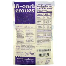 Livlo, Blueberry Scones, смесь для кето-выпечки с настоящей голубикой, 269 г (9,5 унции)