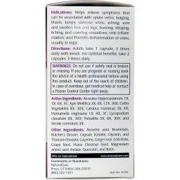 NaturalCare, Ultra Vein-Gard Защита Вен 60 капсул