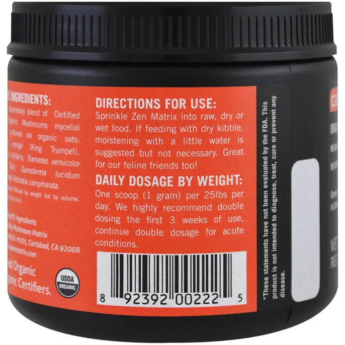 Canine Matrix, Истина, грибной порошок, 0.44 фунтов (200 г)