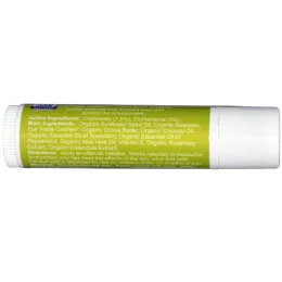 Eco Lips Inc., Бальзам для губ, SPF 15, Мята, 0.15 унций (4.25 г)
