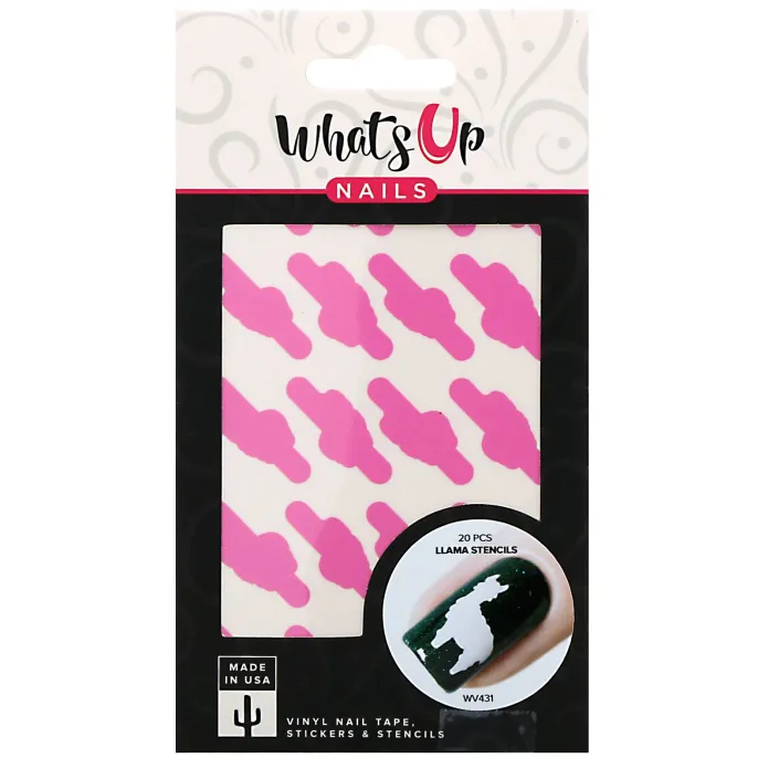 Whats Up Nails, Трафареты ламы, 20 шт.
