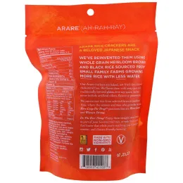 Lotus Foods, Рисовые крекеры араре, с соусом шрирача, 5 унций (142 г)