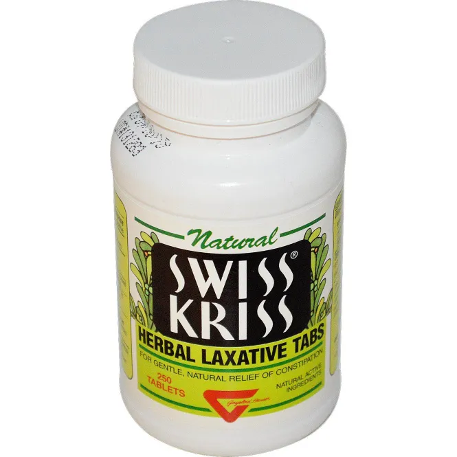 Modern Products, Swiss Kriss, травяные слабительные таблетки, 250 таблеток