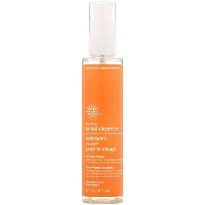 Earth Science, Foaming Facial Cleanser, 6 fl oz (177 ml)