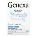 Genexa, сенна, натуральное слабительное средство, 50 таблеток