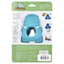 Yeti Dog Chew, Puff & Play, дозатор лакомств, жевательные таблетки для собак, йети, синий, 4 жевательных конфеты, 1 дозатор