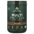 Ancient Nutrition, мультипротеин, растительный, со вкусом шоколада, 587 г