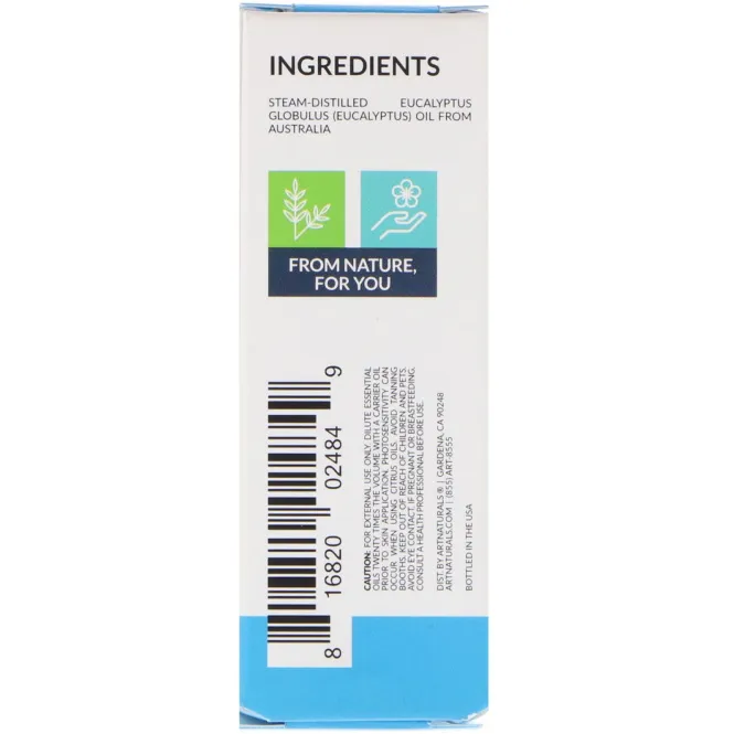 Artnaturals, Эвкалиптовое масло, 15 мл