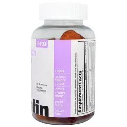 T-RQ, Hair, Skin & Nails, Biotin, 60 Gummies