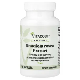 Vitacost, Everyday, экстракт родиолы розовой, 120 капсул (350 мг в капсуле)