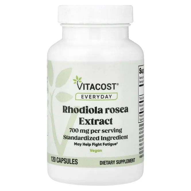 Vitacost, Everyday, экстракт родиолы розовой, 120 капсул (350 мг в капсуле)