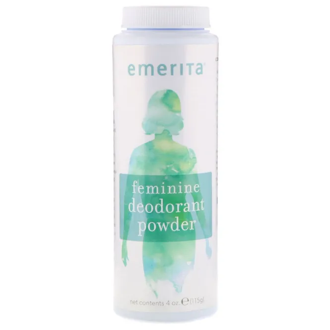 Emerita, Женский порошковый дезодорант, 4 унц. (115 г)