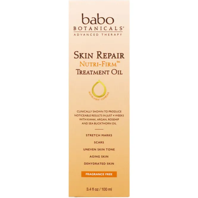 Babo Botanicals, Восстановление кожи, Nutri-Firm, масло для ухода, 100 мл