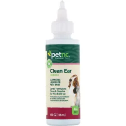 petnc NATURAL CARE, Clean Ear Liquid, All Pet, 4 fl oz (118 ml)