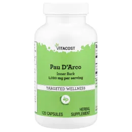 Vitacost, Pau D'Arco Inner Bark, 120 Capsules (510 mg per Capsule)