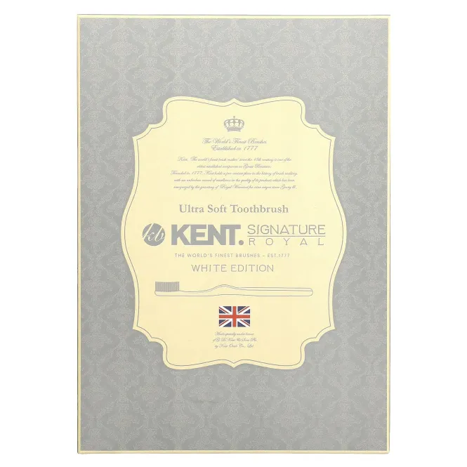 Kent, Signature Royal, White Series, ультрамягкая зубная щетка, 5 упаковок