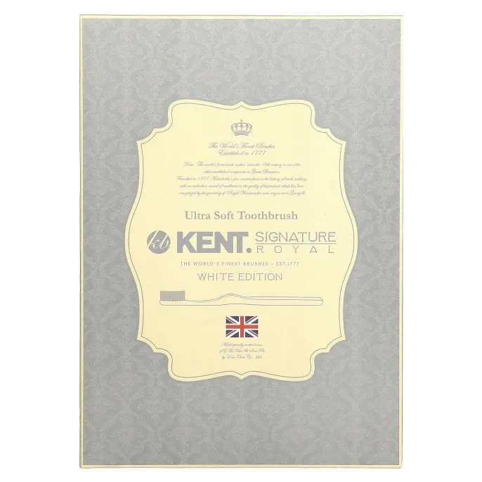 Kent, Signature Royal, White Series, ультрамягкая зубная щетка, 5 упаковок