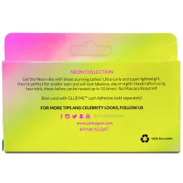 Pinky Goat, Mia, накладные ресницы с дымчатым эффектом, 1 пара