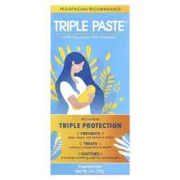 Triple Paste, Triple Paste, оксид цинка, без отдушек, 57 г (2 унции)