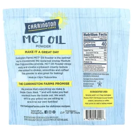 Carrington Farms, MCT масло в порошке, 141,7 г (5 унций)